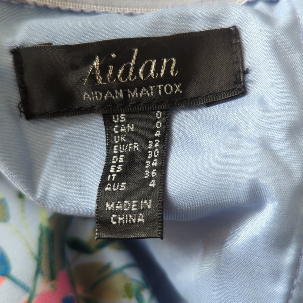 Aidan by Aidan Mattox Off-the-Shoulder Floral Dress - Picture 10 of 11